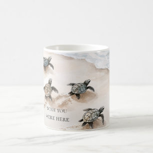 Mug Tortues marines de la côte de l'océan plage