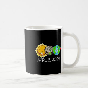 Mug Total Éclipse Solaire Avril 8 2024 Lune Astronomie