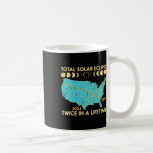 Mug Total Éclipse Solaire Deux Fois De Vie 2017 2024 H
