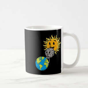 Mug Total Solaire Eclipse Terre Lune Soleil Photobomb