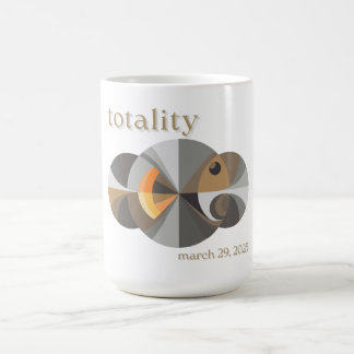 Mug Total Solar Eclipse 2025 drôle de design. Totalité