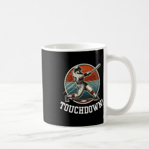 Mug Touchdown Homerun Sports Mash Up Football Baseball
