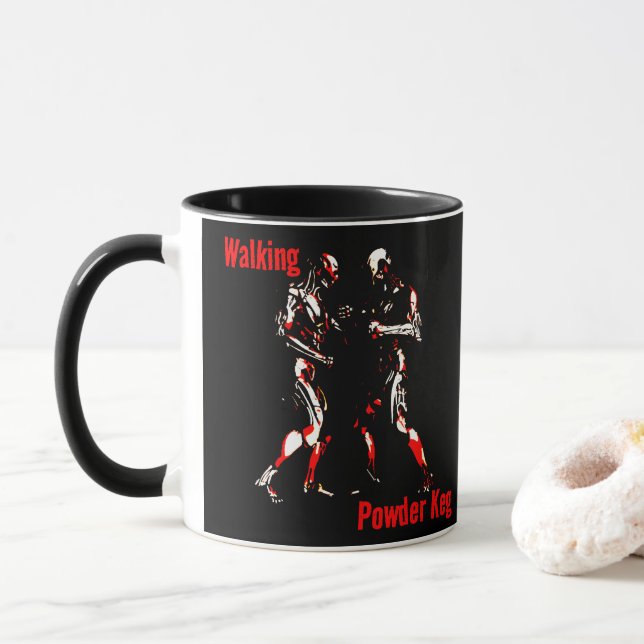 Mug Touche en poudre à pied (Avec donut)