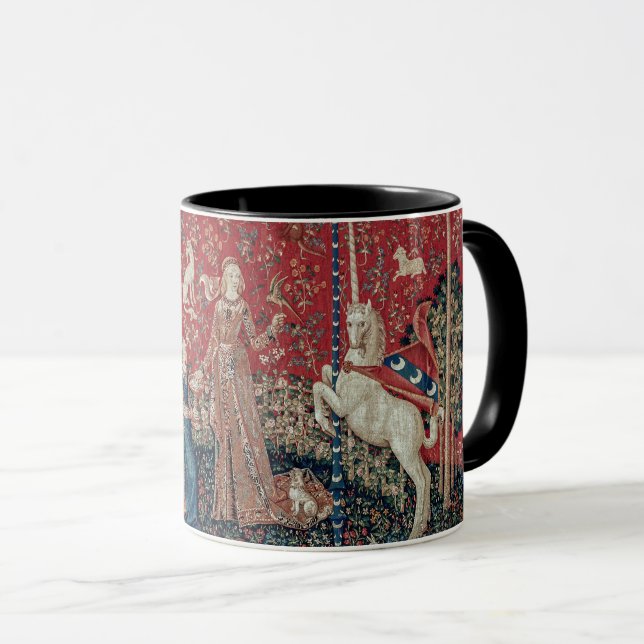 Mug Touche Lady and Unicorn (Devant droit)