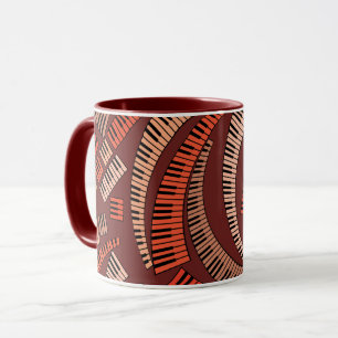 Mug Touches de piano courbes