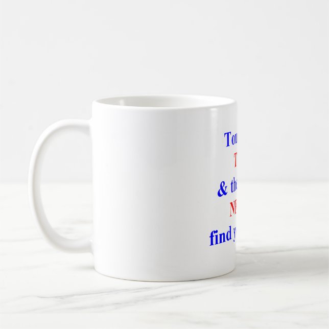 Mug touchez mon thé (Gauche)