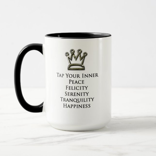 Mug Touchez votre intérieur pour hommes à droite et à  (Gauche)