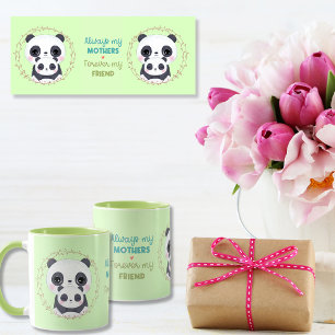 Mug Toujours ma mère - Panda maman & Baby Green