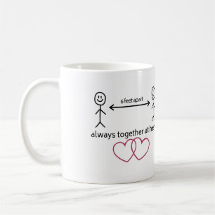 Mug Toujours unis dans la boue de coeur