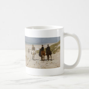 Mug Tour de matin sur la plage - mauve d'Anton