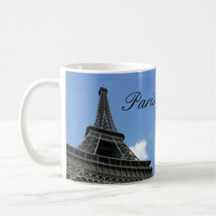 Mug Tour Eiffel, Ciel bleu, Paris, France