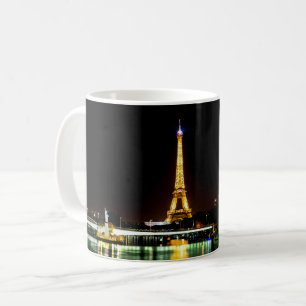 Mug Tour Eiffel illuminée à Paris la nuit