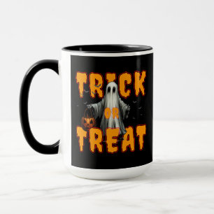 Mug tour ou friandise halloween épouvantable fantôme c