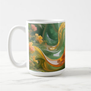 Mug Tourbillon émeraude ambre tropical