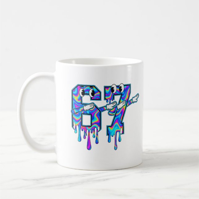 Mug Tourbillon Six Sept Dab Drip 6 7 Mème de Dabbing , (Gauche)