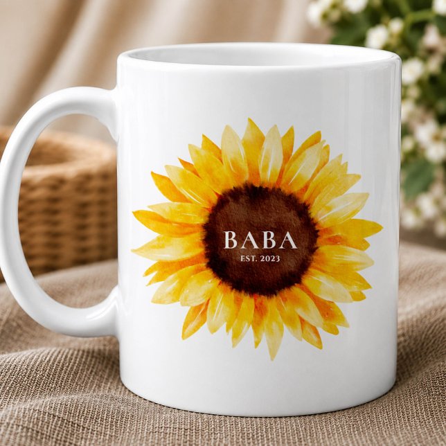 Mug Tournesol Baba (Créateur téléchargé)