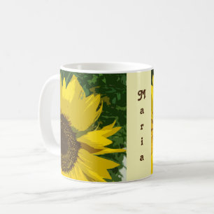 Mug Tournesol Beau Jaune brillant Artistic Floral