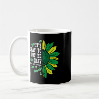 Mug Tournesol de santé mentale Ok pour ne pas être Ok
