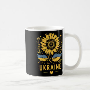 Mug Tournesol d'Ukraine Je suis avec l'Ukraine Paix Fo