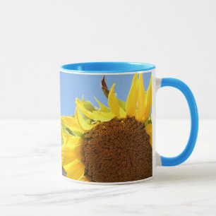 Mug Tournesol et cieux bleus