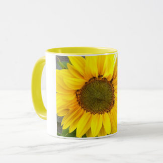 Mug Tournesol géant à l'intérieur jaune