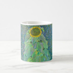 Mug Tournesol par Klimt, Art Nouveau Fleurs Vintage