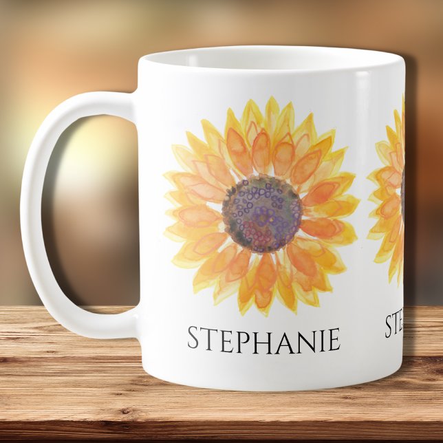 Mug Tournesol personnalisé (Créateur téléchargé)