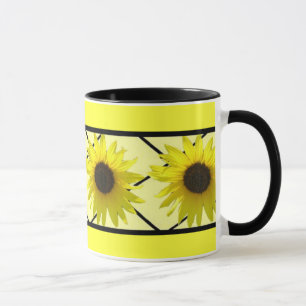 Mug Tournesol Triming noir