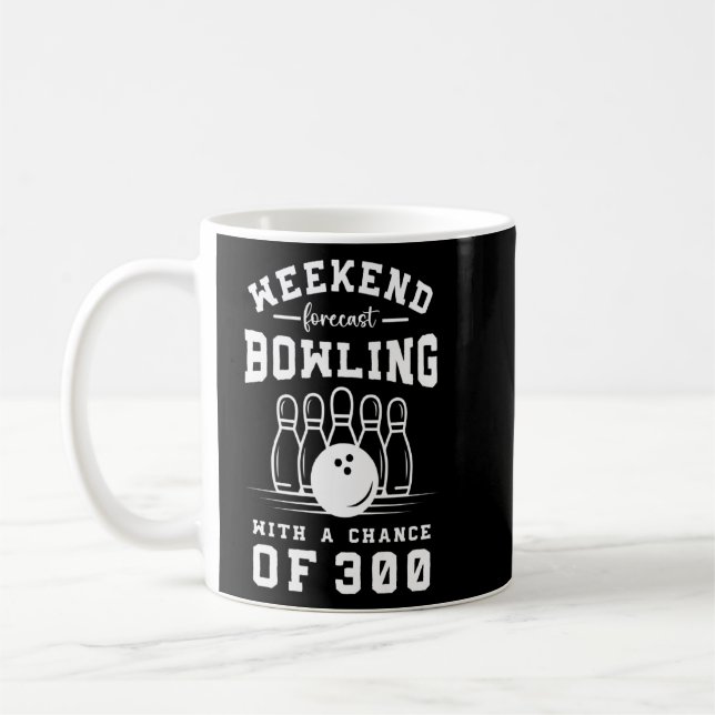 Mug Tournoi De Bowling Sur La Piste De Bowling Pour Bo (Gauche)