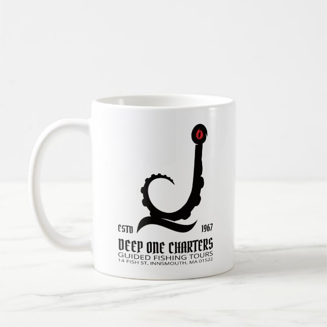 Mug Tours de pêche Innsmouth Cthulhu Lovecraft (Gauche)