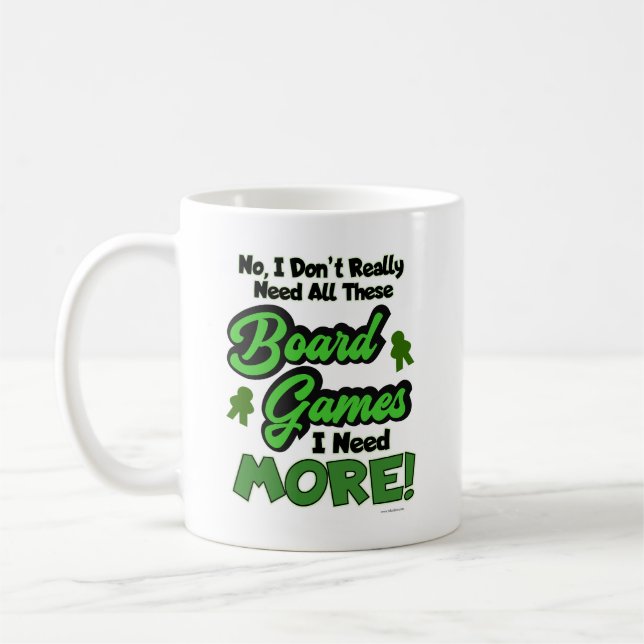 Mug Tous ces jeux Boardgame Collecte du temps (Gauche)