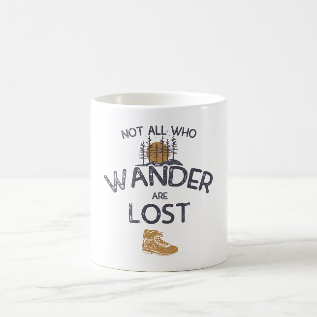 Mug Tous ceux qui errent ne sont pas perdus (Créateur téléchargé)