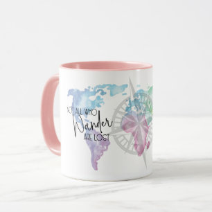 Mug Tous ceux qui se baladent ne sont pas perdus Carte