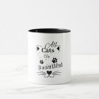 Mug Tous les chats sont beaux – Design de chat mignon