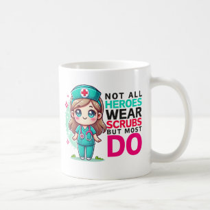 Mug Tous les héros ne portent pas de coqs Infirmière M