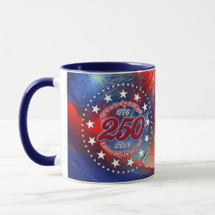Mug Tous les hommes sont créés graphiques feux d'artif