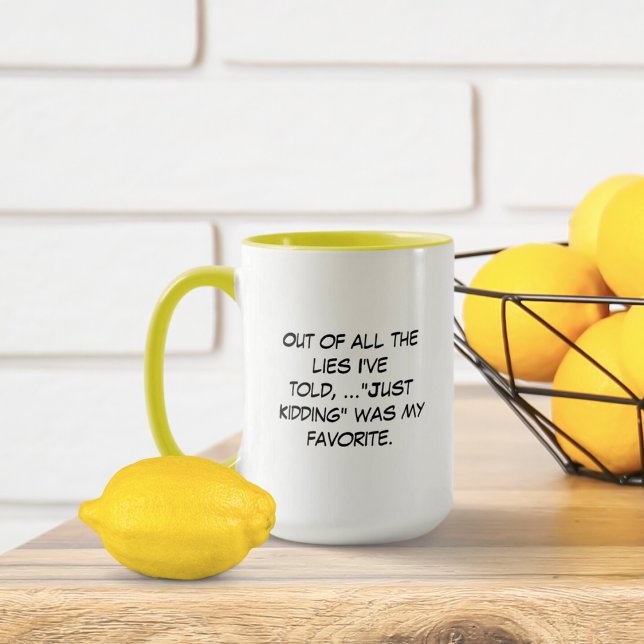 Mug Tous les Mensonges (Créateur téléchargé)