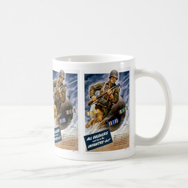 Mug Tous les soldats ne peuvent pas être dans l'infant (Droite)