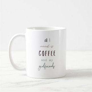 Mug Tout ce dont j'ai besoin, c'est du café et mes cop