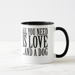 Mug Tout ce dont vous avez besoin, c'est d'amour et de