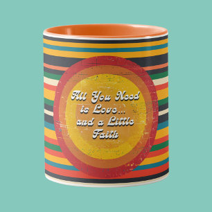 Mug Tout ce dont vous avez besoin est l'amour et la fo
