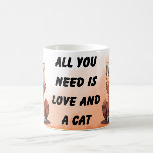 Mug Tout ce dont vous avez besoin est l'amour et un ch