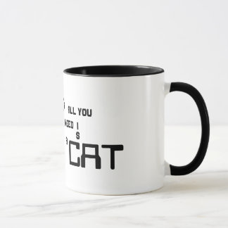Mug Tout ce dont vous avez besoin est un chat Minimali