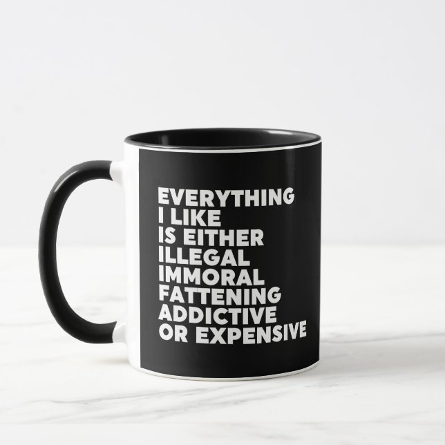 Mug Tout ce que j'aime (Gauche)