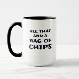 Mug "Tout cela et un sac des PUCES" drôles