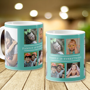 Mug Tout Citations De Famille Est Tout Collage Photo 6