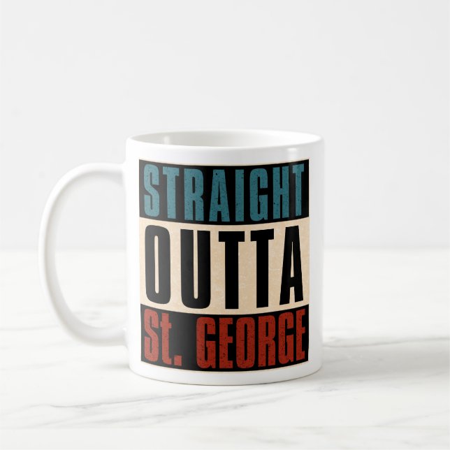 Mug Tout droit en direction de St. George Utah UT (Gauche)