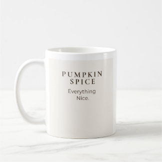 Mug Tout est Nice au Curry de Citrouille | Design pour