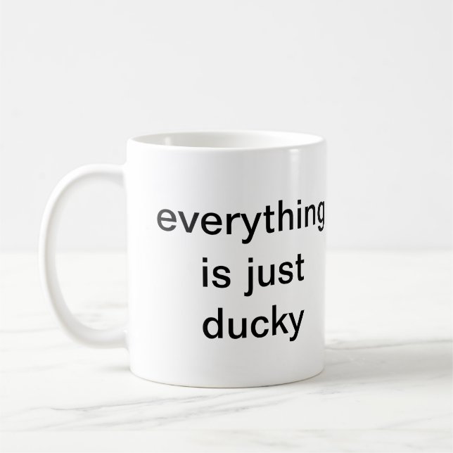 MUG TOUT EST SIMPLEMENT MIGNON (Gauche)