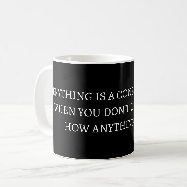 Mug Tout est une théorie du complot (Devant gauche)